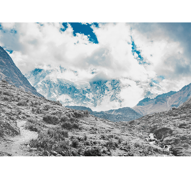 Store enrouleur salon col salkantay enneigé - TenStickers
