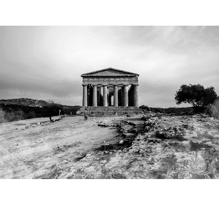 Store enrouleur salon vallée des temples sicile - TenStickers