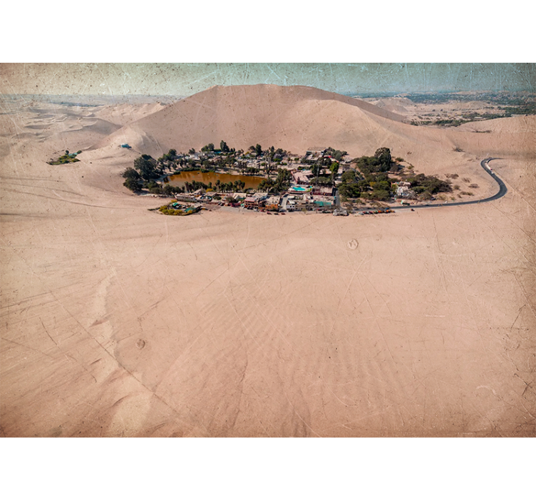 Store enrouleur salon huacachina sable - TenStickers