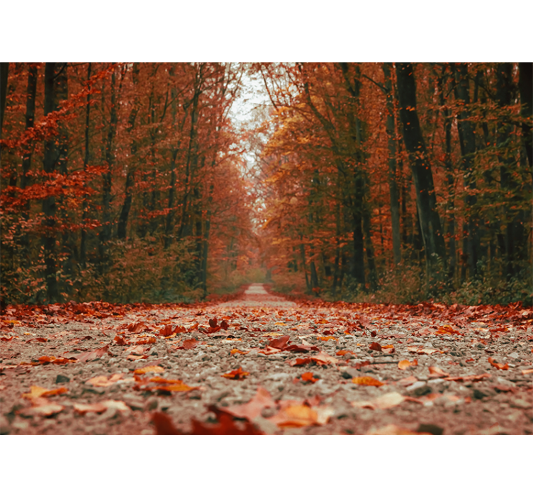 Store enrouleur salon feuilles d'automne colorées - TenStickers