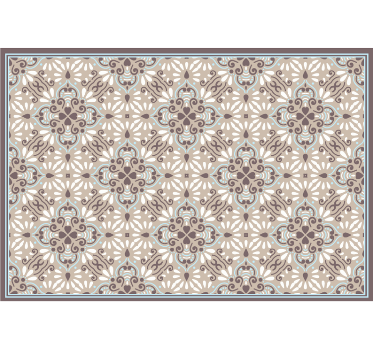 Store enrouleur beige mosaïque blanche beige - TenStickers