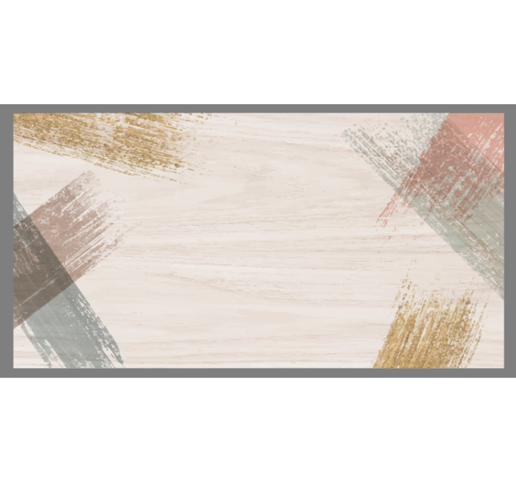 Store enrouleur beige motif bois - TenStickers