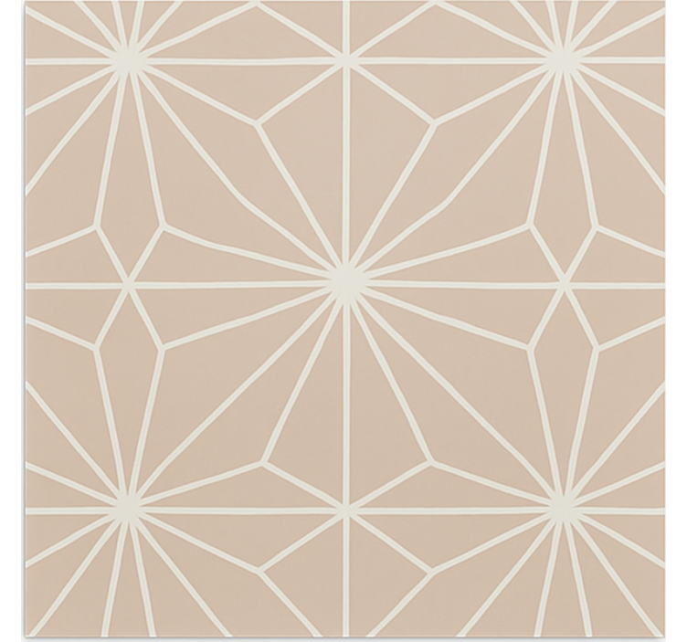 Store enrouleur beige motif étoiles beiges - TenStickers