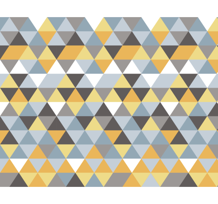 Store enrouleur chambre motif triangles scandinaves - TenStickers
