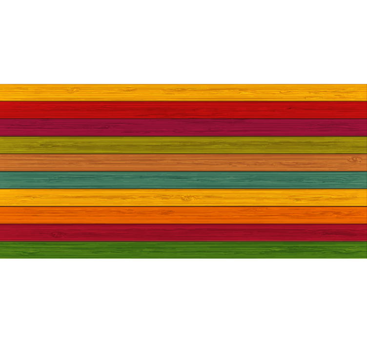Store enrouleur chambre tapis vinyle bois multicolore - TenStickers