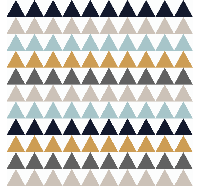 Store enrouleur chambre triangles nordiques sobres - TenStickers