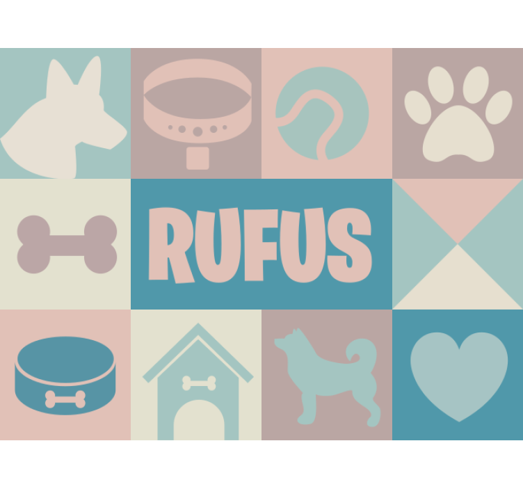 Store enrouleur chambre chiens personnalisés - TenStickers