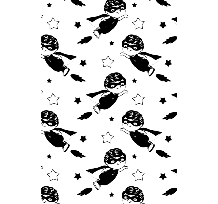 Store enrouleur chambre bébé modèle de vol de super-héros - TenStickers