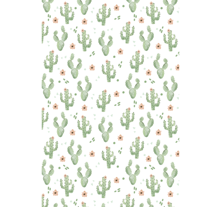 Store enrouleur cactus motif floral - TenStickers