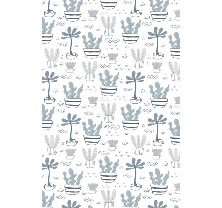 Store enrouleur cactus nuances de gris - TenStickers