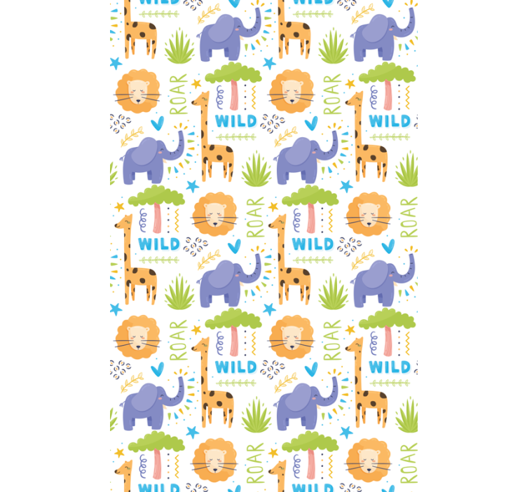 Store enrouleur animaux motifs de safari - TenStickers