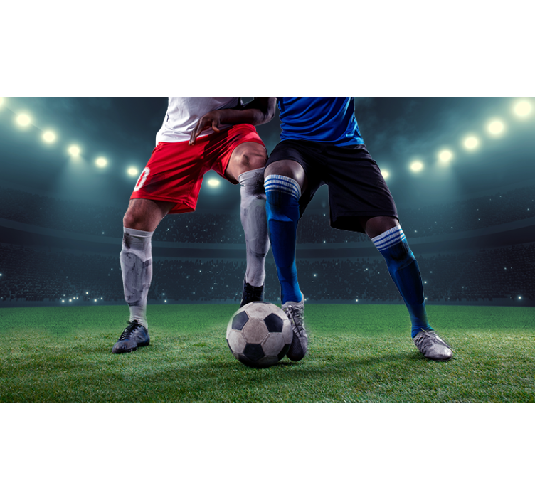 Stores football Balle dans le stade - TenStickers