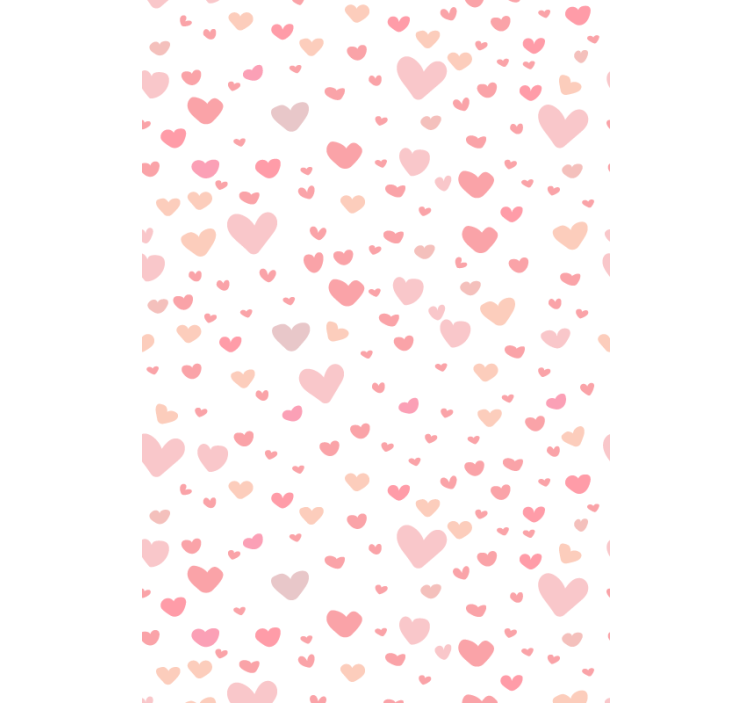 Store enrouleur romantique motif de coeur - TenStickers