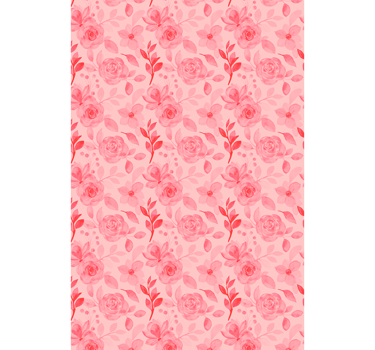 Store enrouleur fleur motif de rose romantique - TenStickers