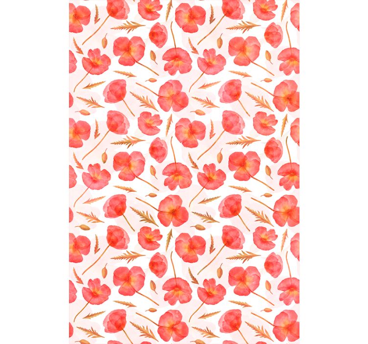 Store enrouleur fleurs et plantes motifs floraux délicats - TenStickers