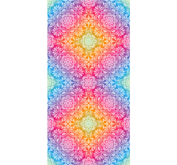 Store enrouleur motif zen motif mandala coloré - TenStickers