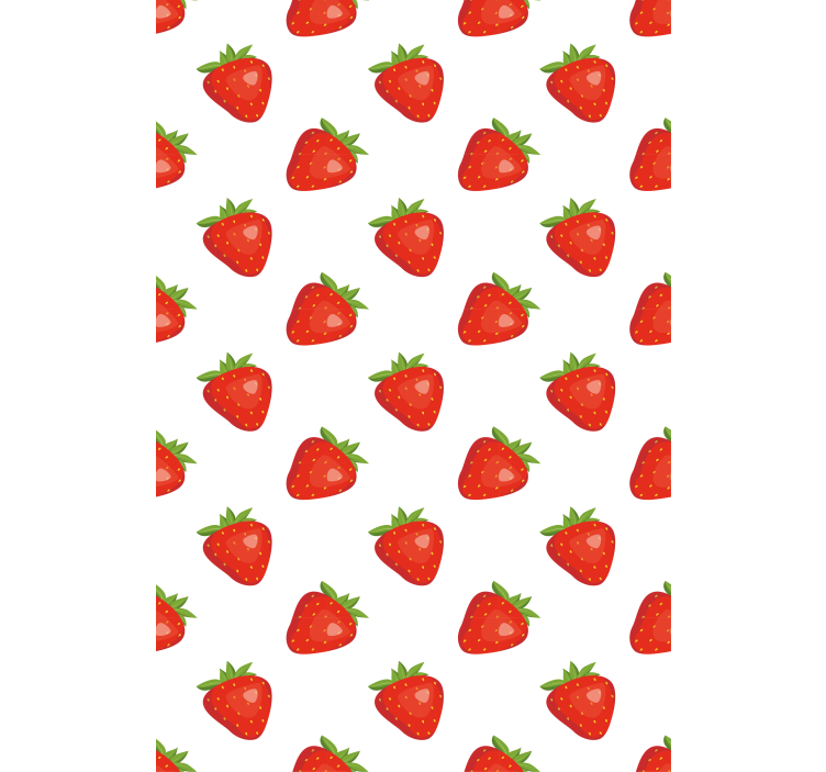 Store enrouleur fruits et légumes motif fraise - TenStickers