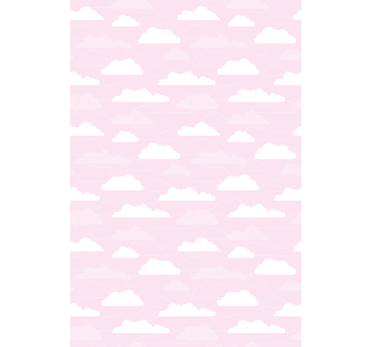 Store enrouleur nuage motif rose rêveur - TenStickers
