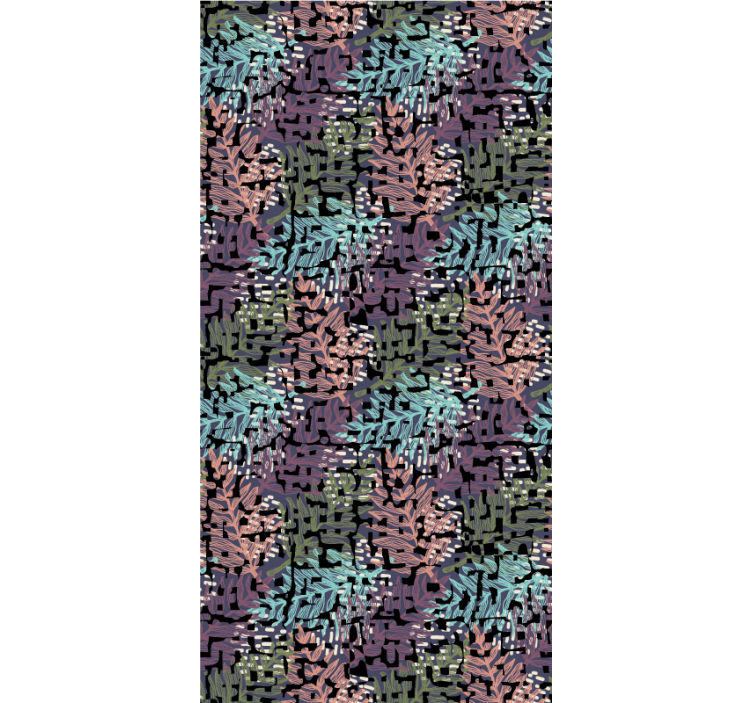 Store enrouleur fleurs et plantes motif feuillage - TenStickers