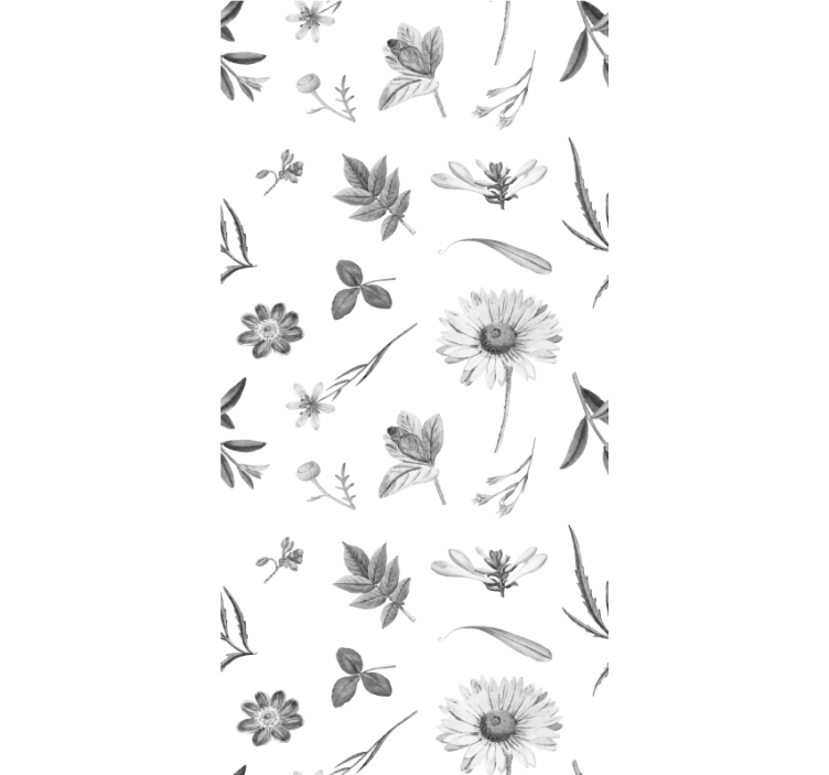 Store enrouleur fleurs et plantes motif de jardin botanique - TenStickers