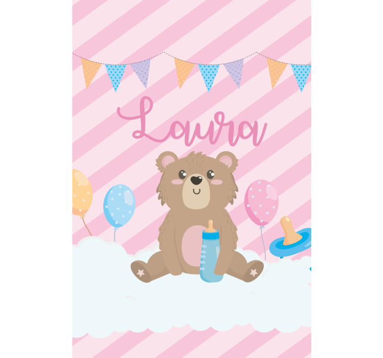 Store enrouleur personnalisé fête de l'ours en peluche - TenStickers