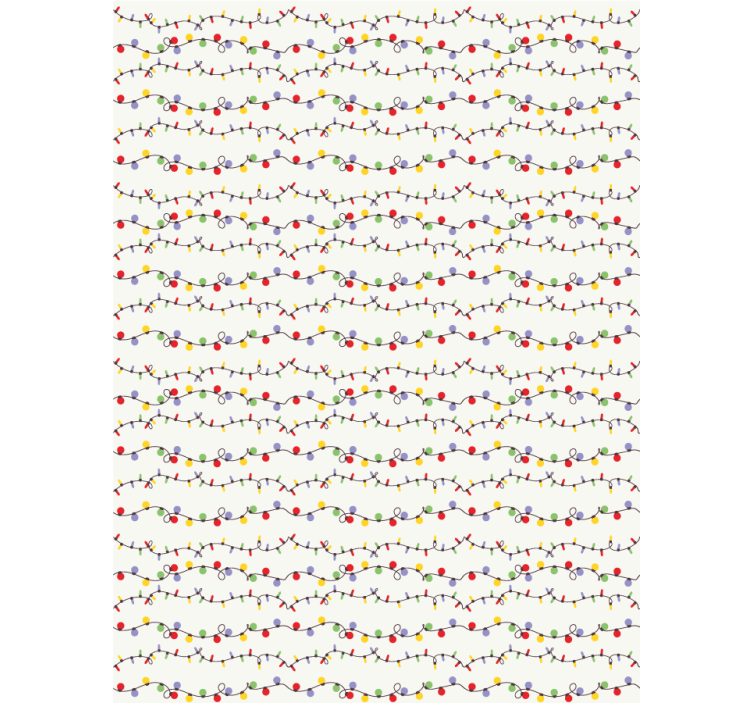 Store enrouleur chambre enfant guirlande lumineuse colorée - TenStickers