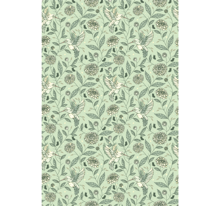 Store enrouleur fleurs et plantes design floral charmant - TenStickers