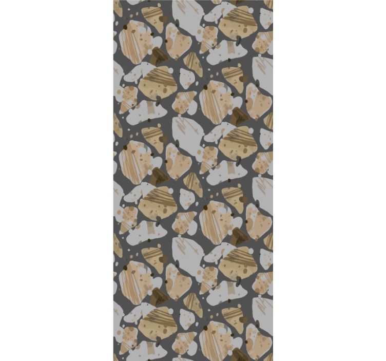 Store enrouleur couloir grand motif terrazo - TenStickers