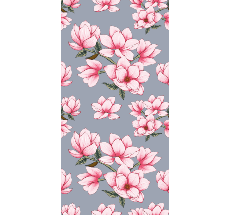 Store enrouleur fleurs et plantes motif de fleur de magnolia - TenStickers