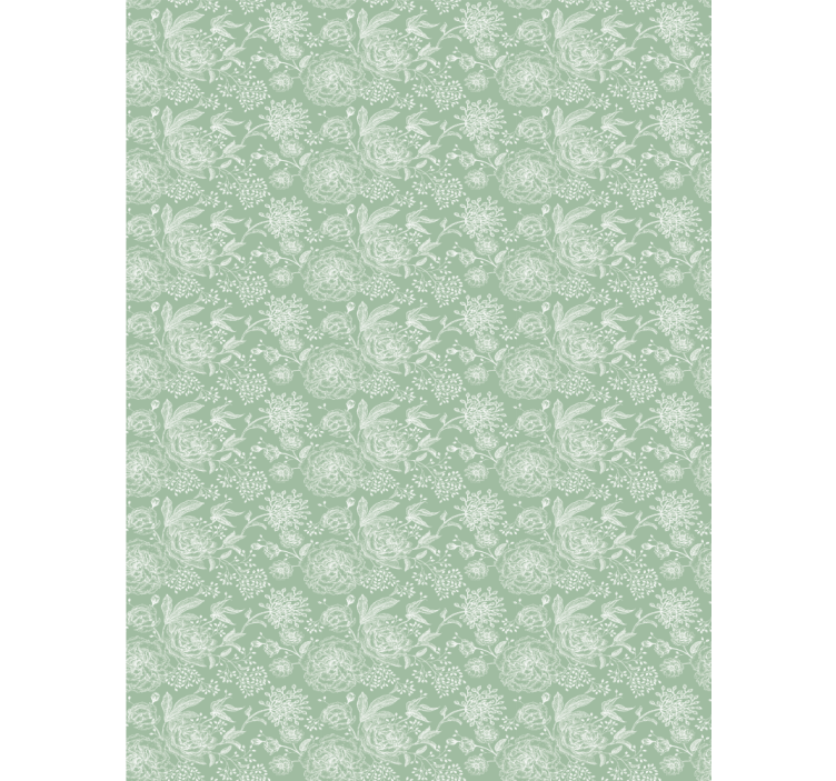 Store enrouleur fleurs et plantes éléments végétaux délicats - TenStickers