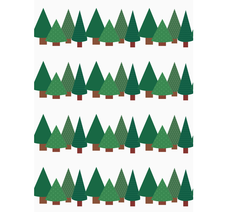 Store enrouleur arbre motif de forêt simple - TenStickers