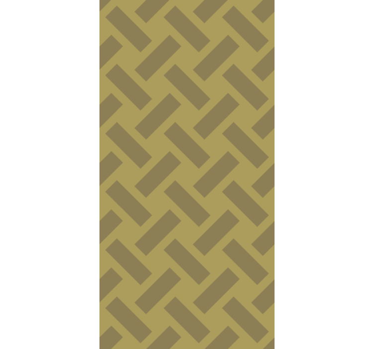 Store enrouleur vert blocs géométriques - TenStickers