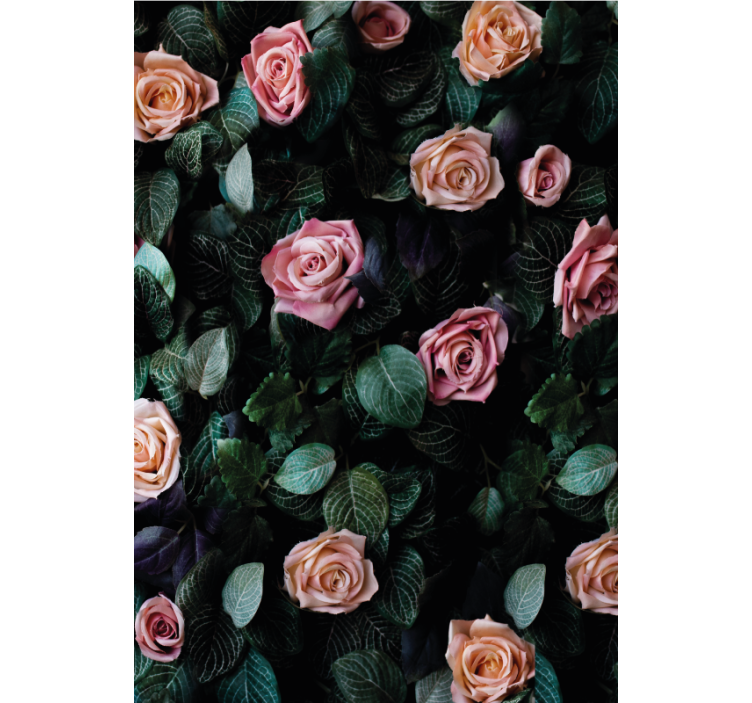Store enrouleur fleur motif de roses réalistes - TenStickers