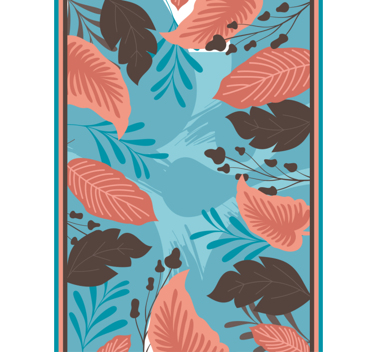 Store enrouleur fleurs et plantes arrangement feuillu - TenStickers