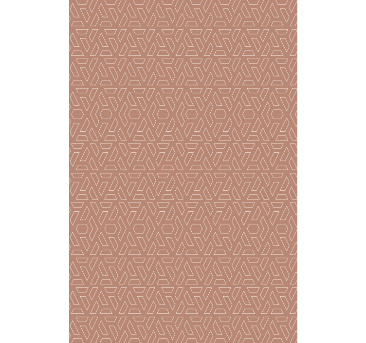 Store enrouleur moderne motif géométrique abstrait beige - TenStickers