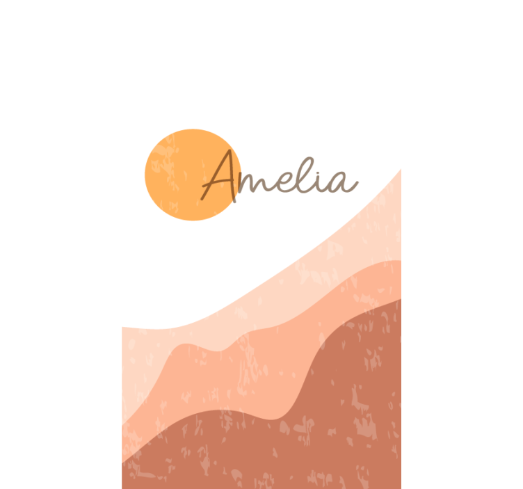 Store enrouleur moderne design abstrait de lever de soleil - TenStickers