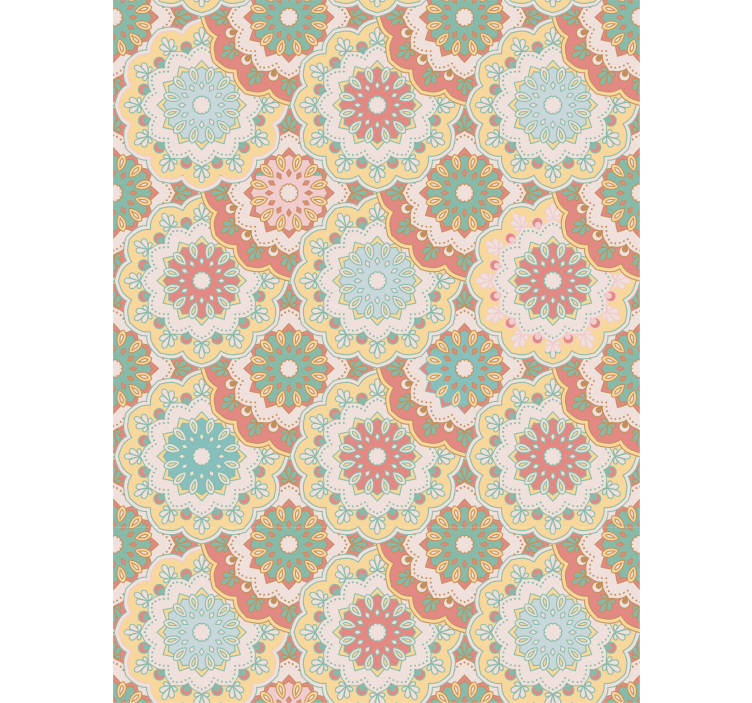 Store enrouleur fleur motifs floraux complexes - TenStickers