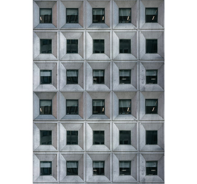 Stores gris Architecture brutaliste - TenStickers