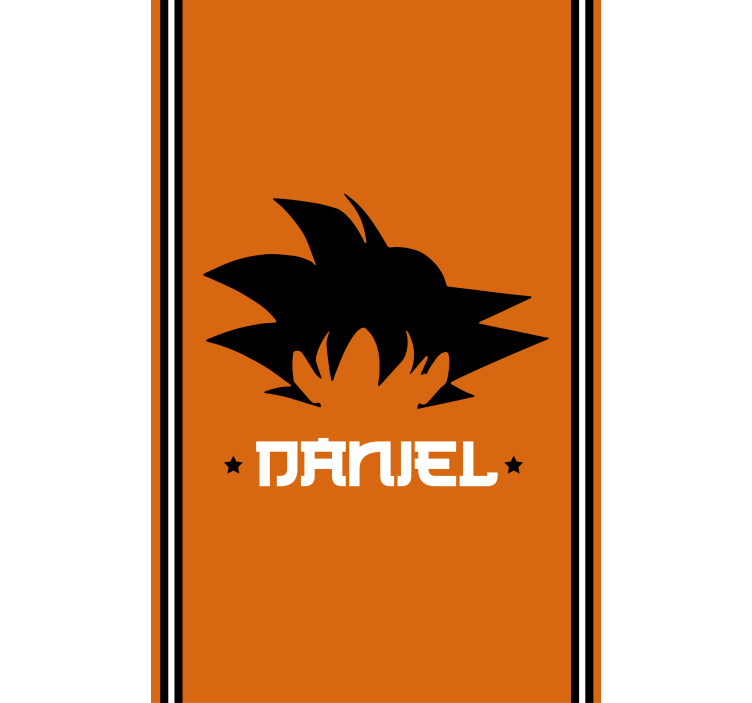 Store super-héros Boules de dragon avec nom - TenStickers