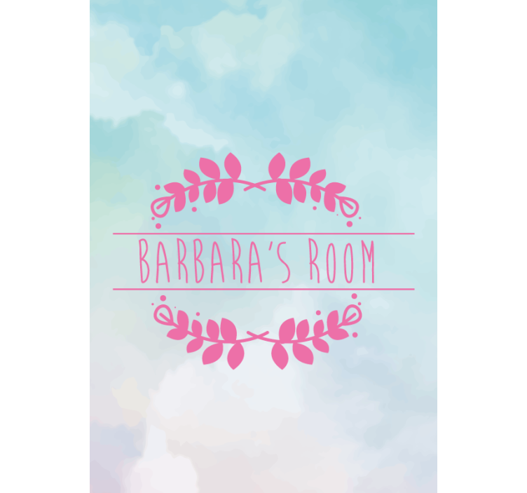 Store enrouleur chambre d'enfant avec prénom - TenStickers