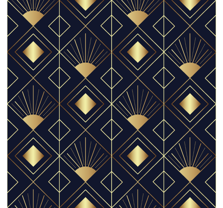 Store enrouleur élégant style art déco - TenStickers