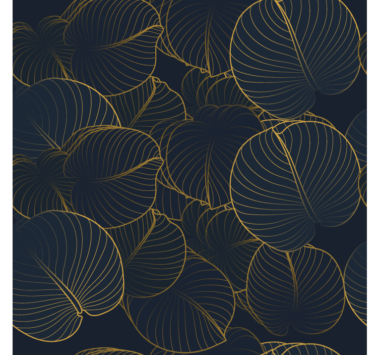 Store enrouleur élégant motif de grandes feuilles - TenStickers