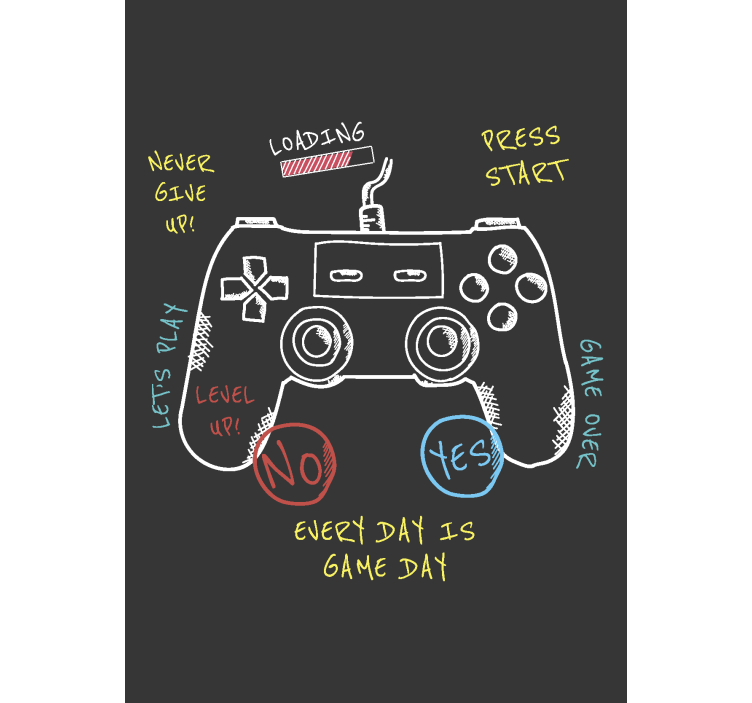 Store enrouleur geek explication des boutons de commande - TenStickers