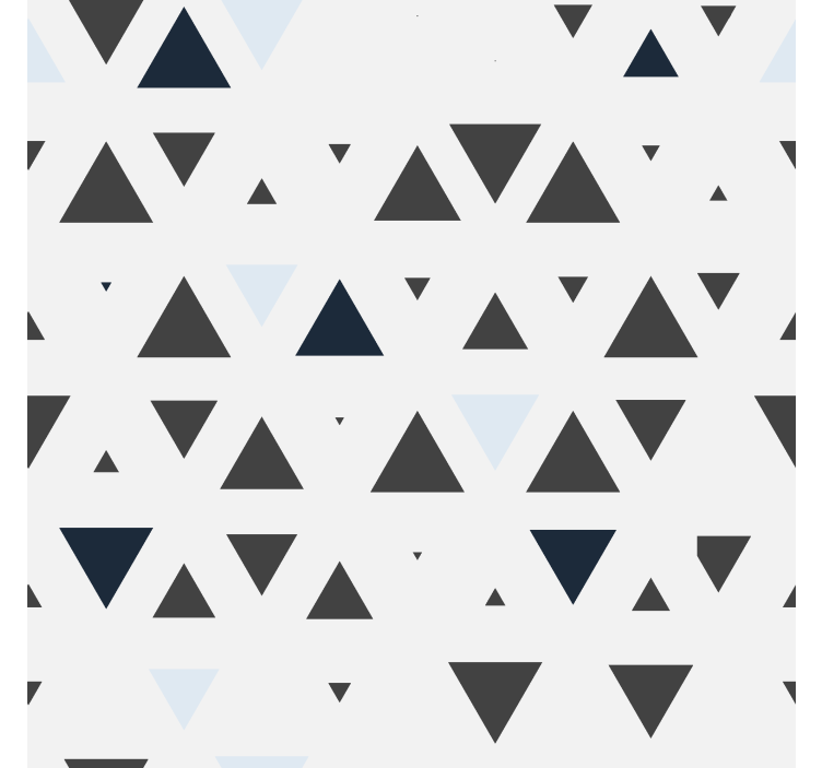 Store enrouleur scandinave motif triangulaire minimaliste - TenStickers