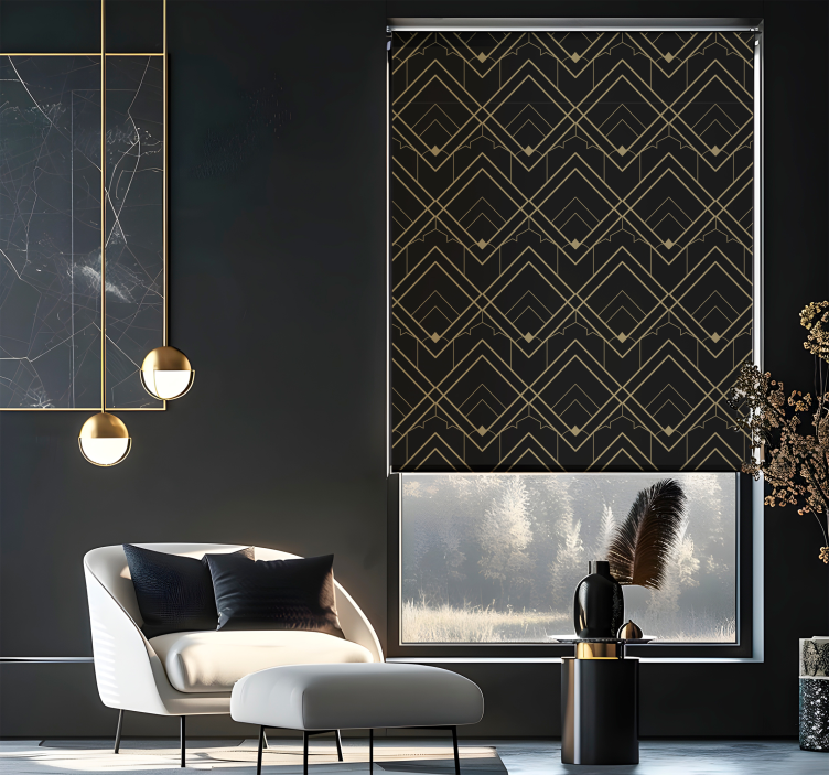 Store enrouleur élégant motif vectoriel - TenStickers