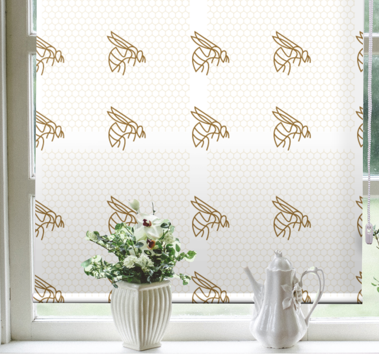 Store enrouleur animaux motif d'abeille - TenStickers
