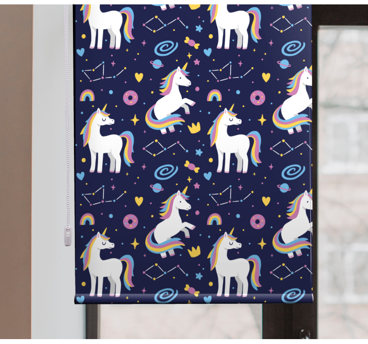 Store enrouleur autres thème fantastique de licorne - TenStickers