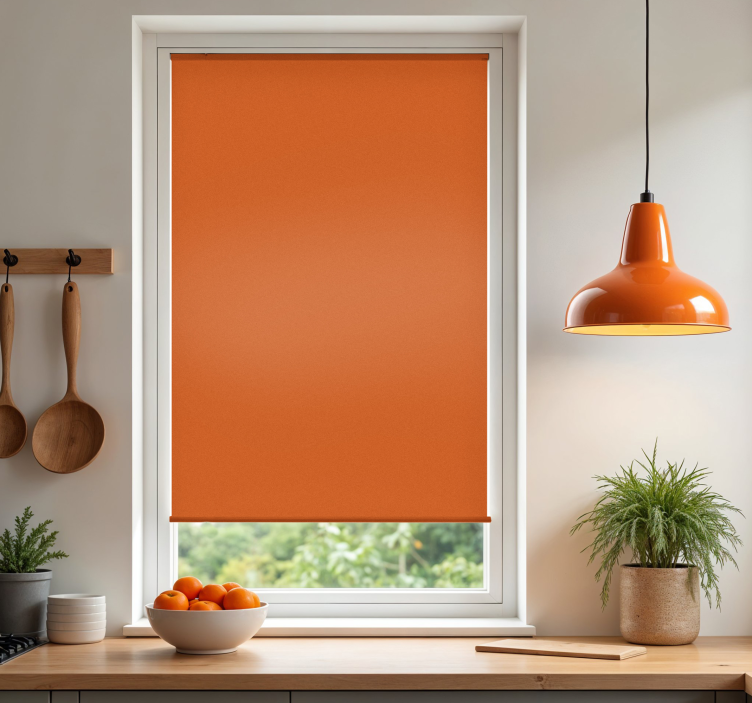 Store enrouleur cuisine agrumes orange - TenStickers