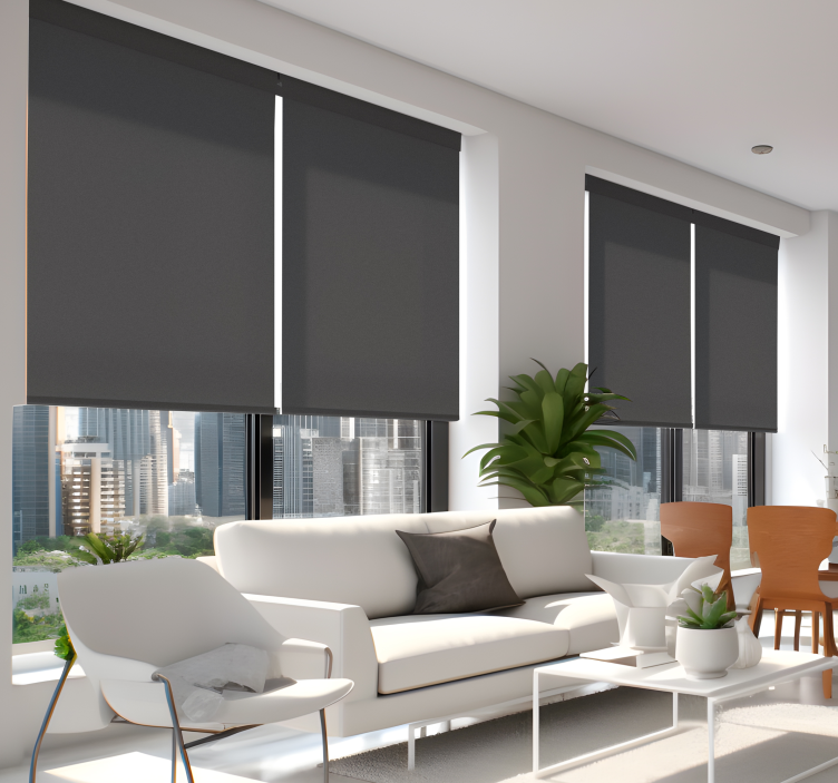 Store enrouleur gris Cracked Pepper - TenStickers