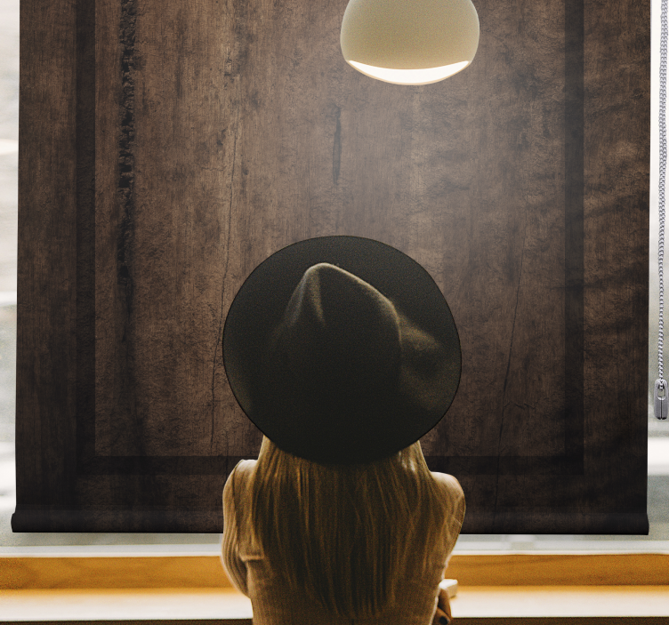 Store enrouleur rustique silhouette élégante - TenStickers